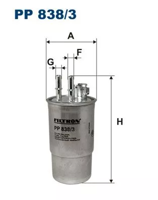 Fuel Filter FILTRON PP 838/3)