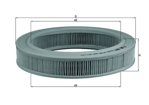 Luchtfilter KNECHT LX 203)