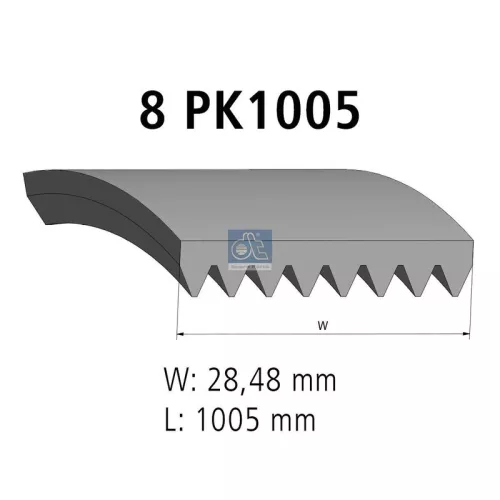V-vormige riem DT Spare Parts 2.15360)