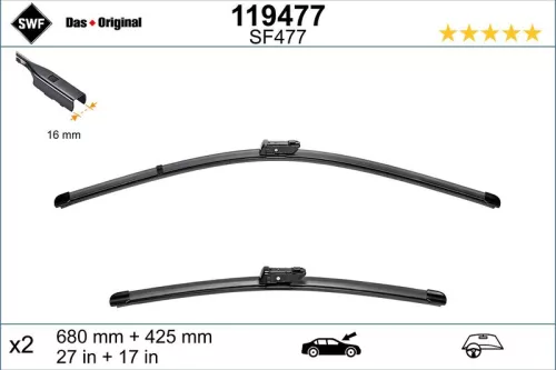 Wiper Blade SWF 119477)