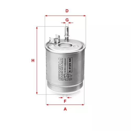 Brandstoffilter SOFIMA S 4129 NR)