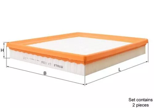 Luchtfilter KNECHT LX 1264/S)