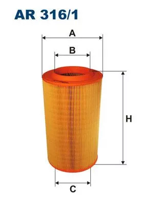 Air Filter FILTRON AR 316/1)