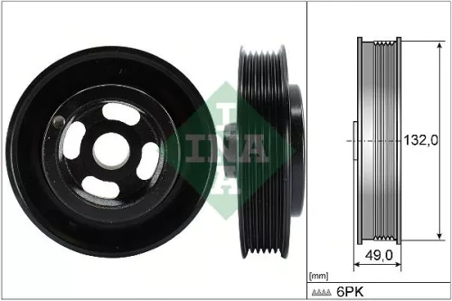 Riempoelie, krukas Schaeffler INA 544 0126 10)