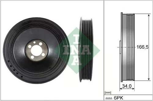 Riempoelie, krukas Schaeffler INA 544 0157 10)