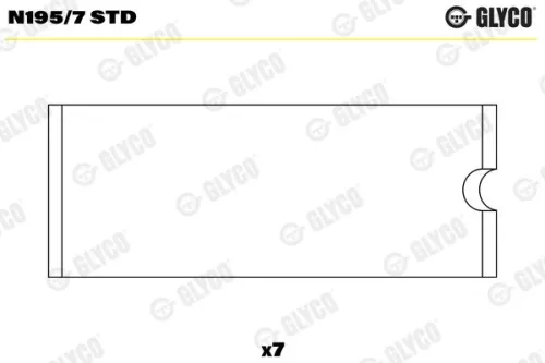 Camshaft Bearing GLYCO N195/7 STD)
