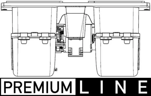Binnenventilator MAHLE AB 175 000P)