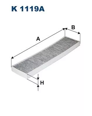 Filter, cabin air FILTRON K 1119A)