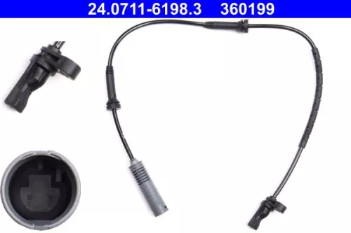 Sensor, wielsnelheid ATE 24.0711-6198.3)