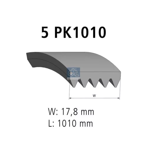 V-ribbed Belt DT Spare Parts 6.31500)