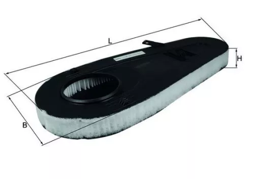 Luchtfilter KNECHT LX 3598)