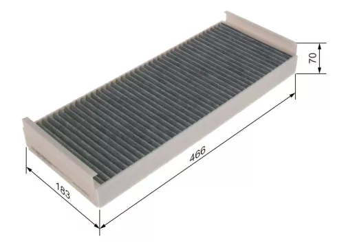 Filter, cabin air BOSCH 1 987 431 458)
