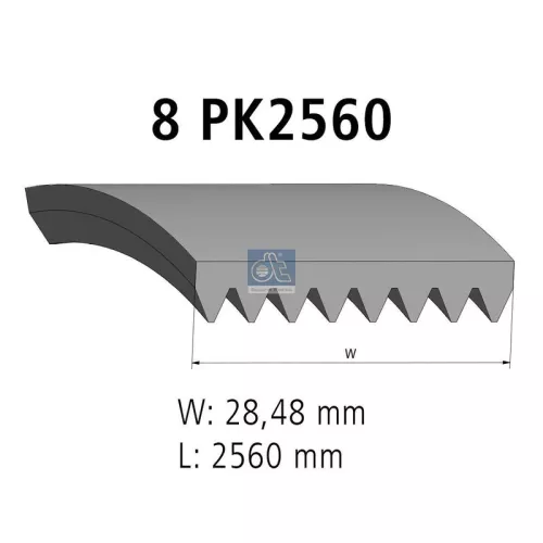 V-vormige riem DT Spare Parts 4.80736)