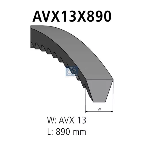 V-Belt DT Spare Parts 3.34504)