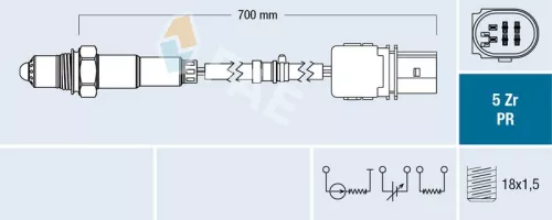 Oxygen Sensor FAE 75158)