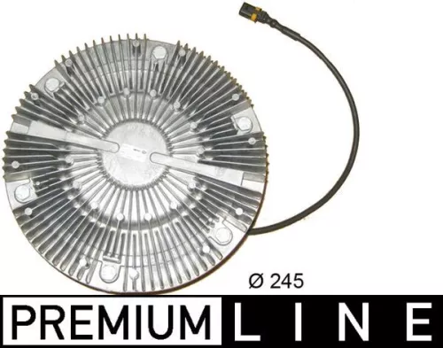 Clutch, radiator fan MAHLE CFC 125 000P)
