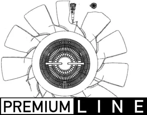 Fan, engine cooling MAHLE CFF 495 000P)