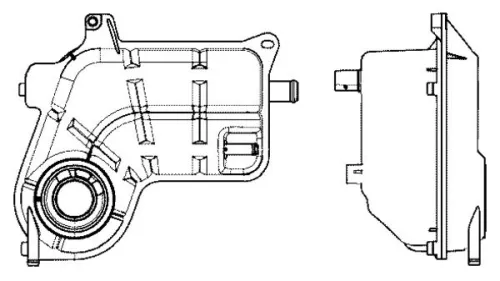 Expansievat, koelvloeistof MAHLE CRT 25 000S)