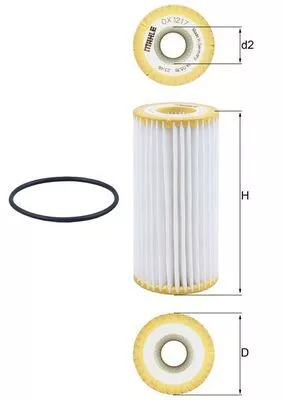 Oil Filter KNECHT OX 1217D)