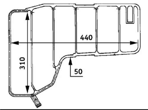 Expansievat, koelvloeistof MAHLE CRT 38 000S)