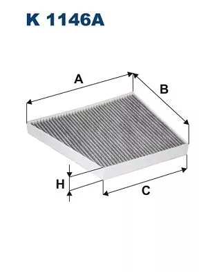 Filter, cabin air FILTRON K 1146A)