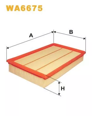 Air Filter WIX FILTERS WA6675)
