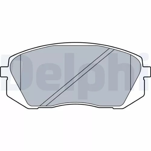 Brake Pad Set, disc brake DELPHI LP3535)