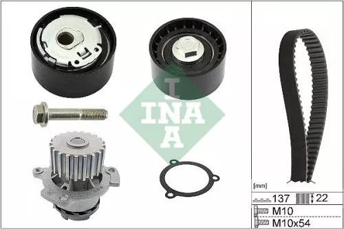 Water Pump & Timing Belt Kit Schaeffler INA 530 0536 30)