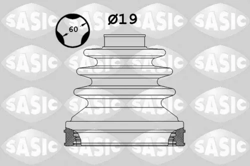 Bellow Kit, drive shaft SASIC 1904032)