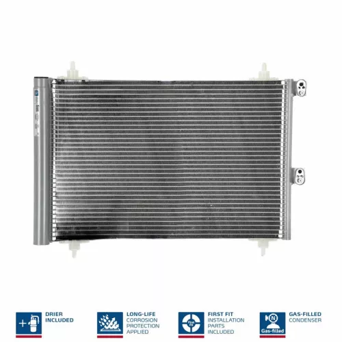 Condenser, air conditioning NISSENS 94870)