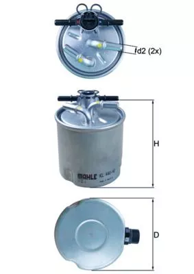 Fuel Filter KNECHT KL 440/40)
