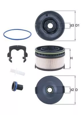 Brandstoffilter KNECHT KX 568KIT)