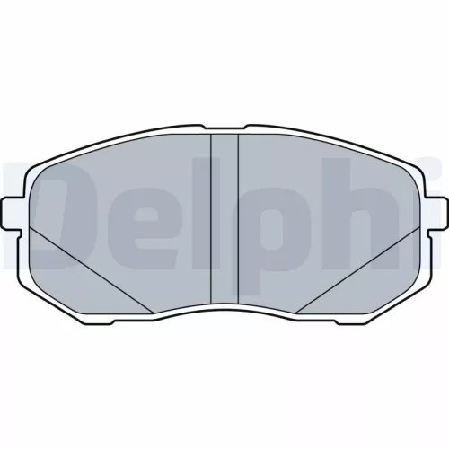 Brake Pad Set, disc brake DELPHI LP3538)