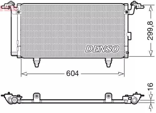 Condensor, airconditioning DENSO DCN36005)