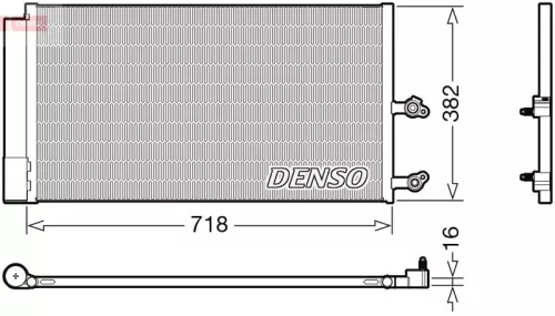 Condenser, air conditioning DENSO DCN33014)