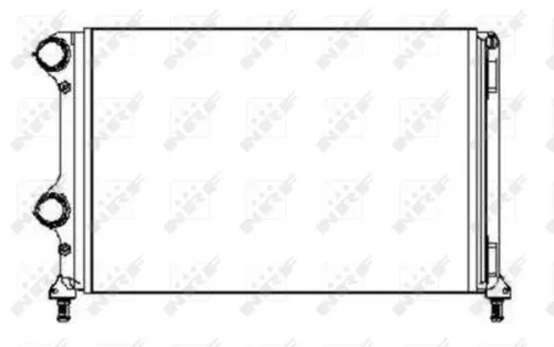 Radiator, engine cooling NRF 53245A)