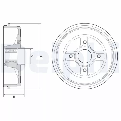 Remtrommel DELPHI BFR624)