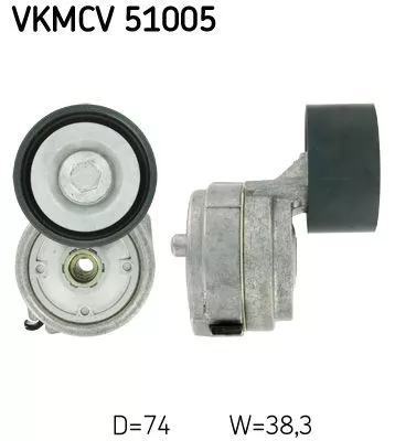 Riemspanner, V-geribbelde riem SKF VKMCV 51005)