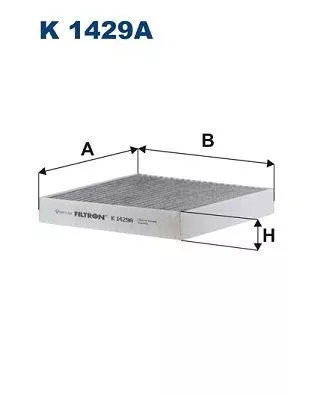 Filter, cabinelucht FILTRON K 1429A)