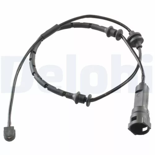 Waarschuwing: contact, slijtage van de remblokken DELPHI LZ0166)