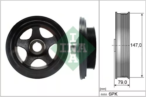Riempoelie, krukas Schaeffler INA 544 0142 10)