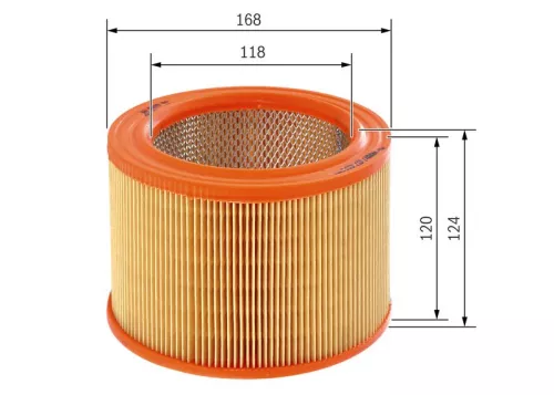 Air Filter BOSCH 1 457 433 544)