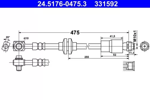 Remslang ATE 24.5176-0475.3)