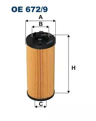 Oliefilter FILTRON OE 672/9)