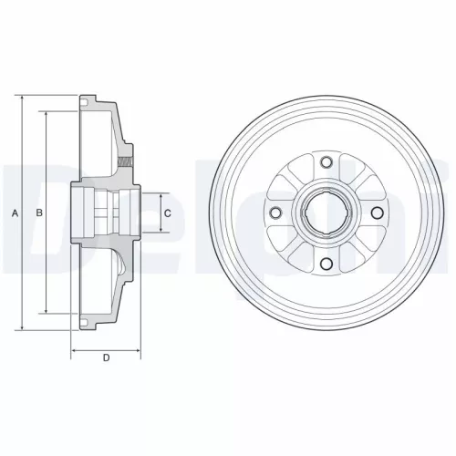 Remtrommel DELPHI BF577)