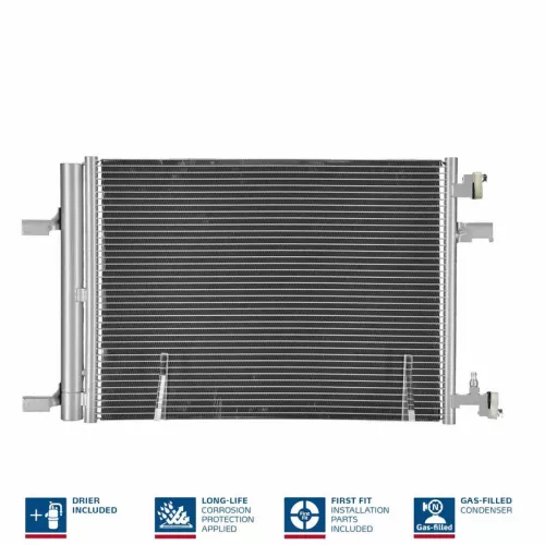 Condenser, air conditioning NISSENS 940134)