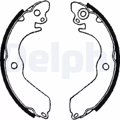Brake Shoe Set DELPHI LS1649)