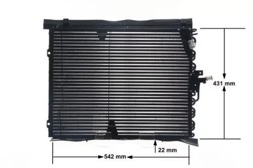 Condensor, airconditioning MAHLE AC 133 000S)