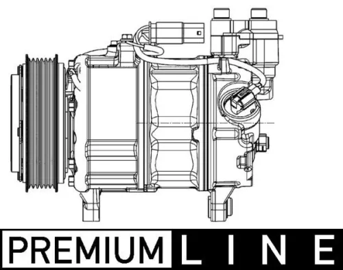 Compressor, air conditioning MAHLE ACP 599 000P)