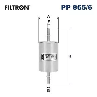 Brandstoffilter FILTRON PP 865/6)